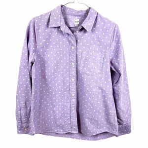 Madewell Polkadot Button Down dotted boyshirt